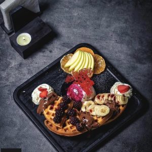 وافل با شکلات